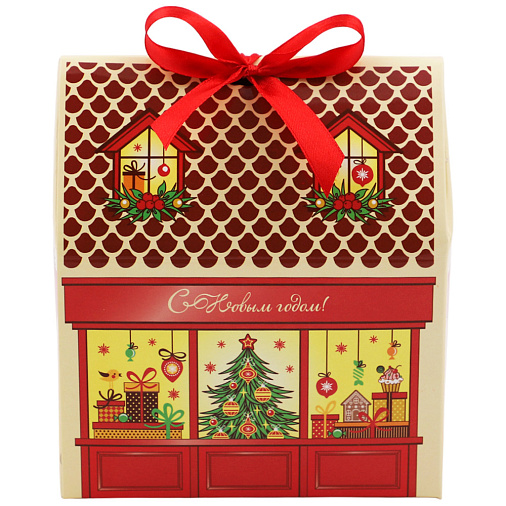 Новогодний набор конфет маршмеллоу в горьком шоколаде 110г