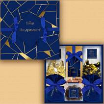 Подарочный набор: конфеты ассорти, кофе, драже 850г